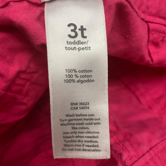 3T Carter's Toddlers Twill Shorts 100% Cotton - Picture 4 of 5